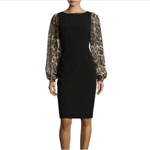 Badgley Mischka Black Dress size 12